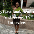 My First Book Reading And Second TV Interview